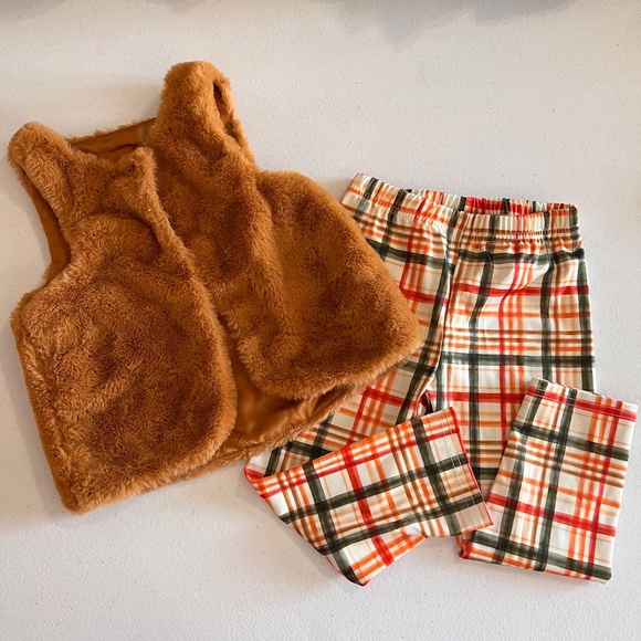 Vintage 70's outfit Vest and Pants GROOVY MAN!!! Size 6
